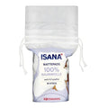Isana Cotton Pads for Daily Skincare and Makeup Removal - 35 Count, Hypoallergenic & Gentle
