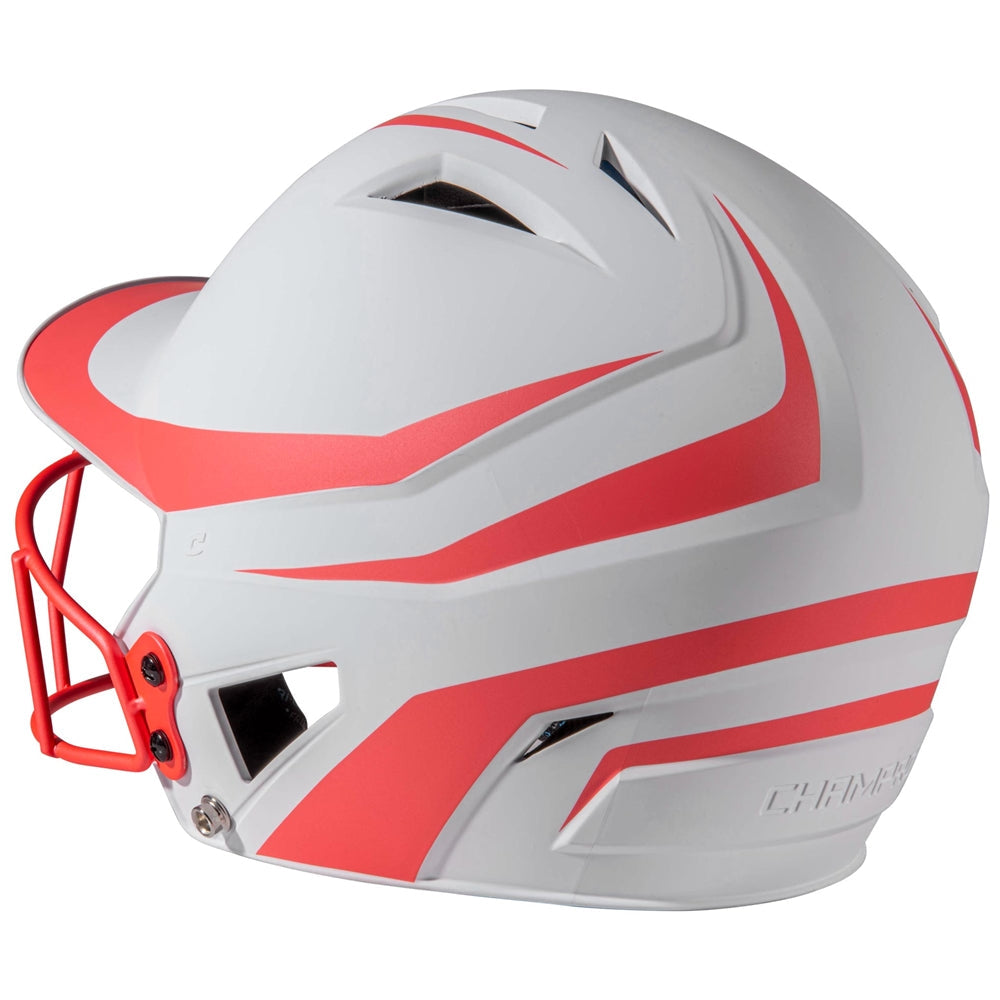 Champro Fastpitch Hx Rise Legend Batting Helmet With Face Mask