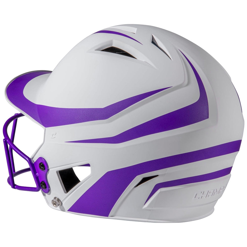 Champro Fastpitch Hx Rise Legend Batting Helmet With Face Mask