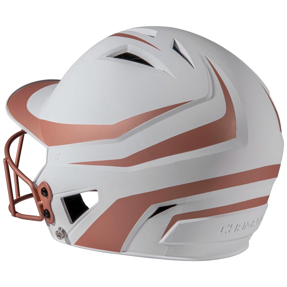 Champro Fastpitch Hx Rise Legend Batting Helmet With Face Mask