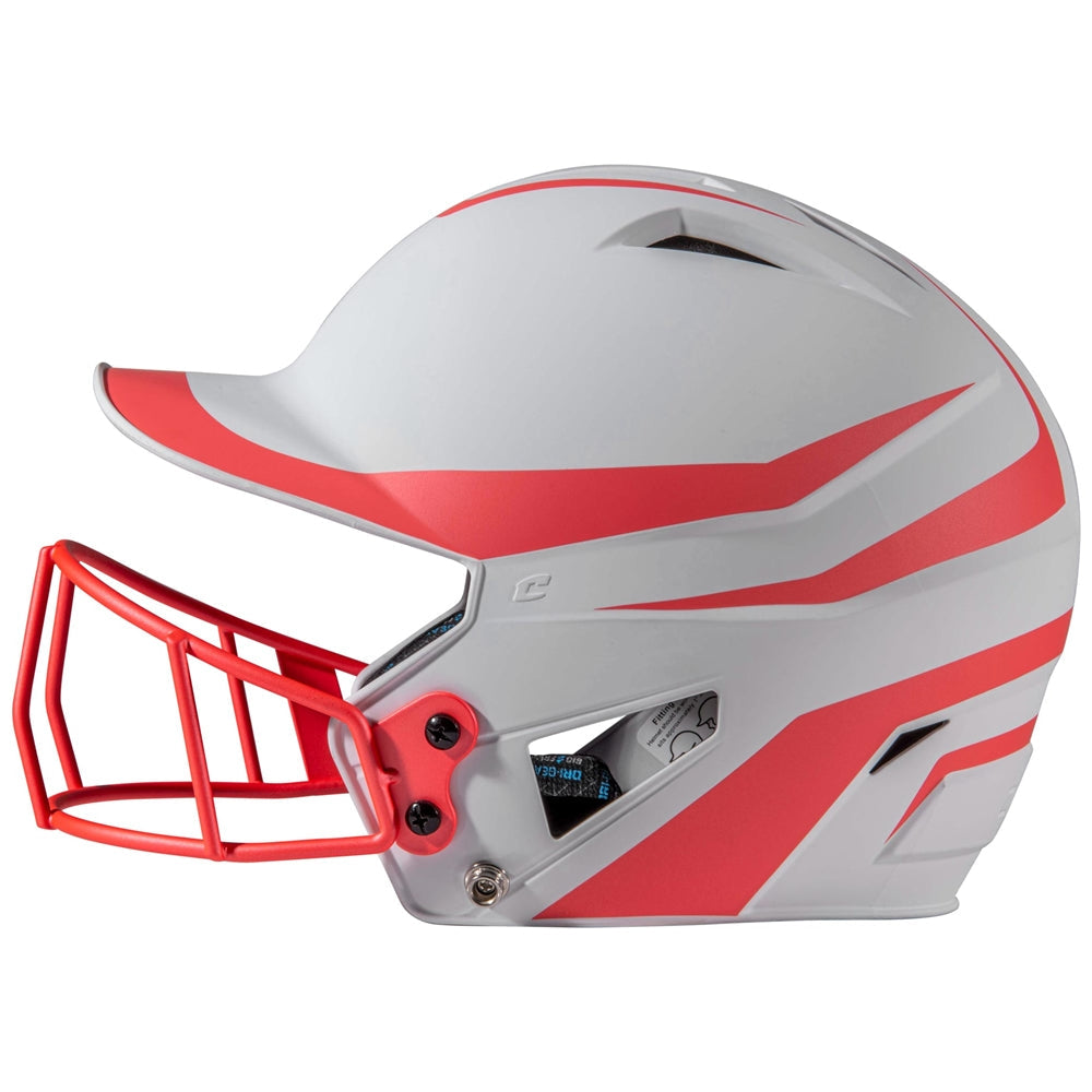 Champro Fastpitch Hx Rise Legend Batting Helmet With Face Mask