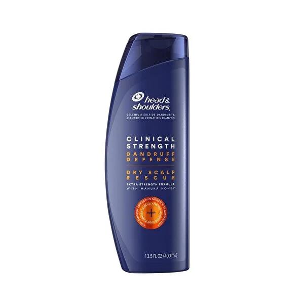 Head & Shoulders Clinical Strength Anti-Dandruff Shampoo: Dry Scalp Rescue - Relieve Itching, Flaking & Dryness (13.53 fl oz)