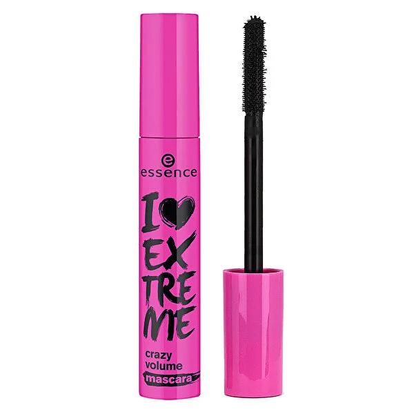 Essence Volume I Love Crazy Mascara: Sensational Lash Volume, Creamy Formula, Extra Wide Brush - Dramatic Eye Makeup