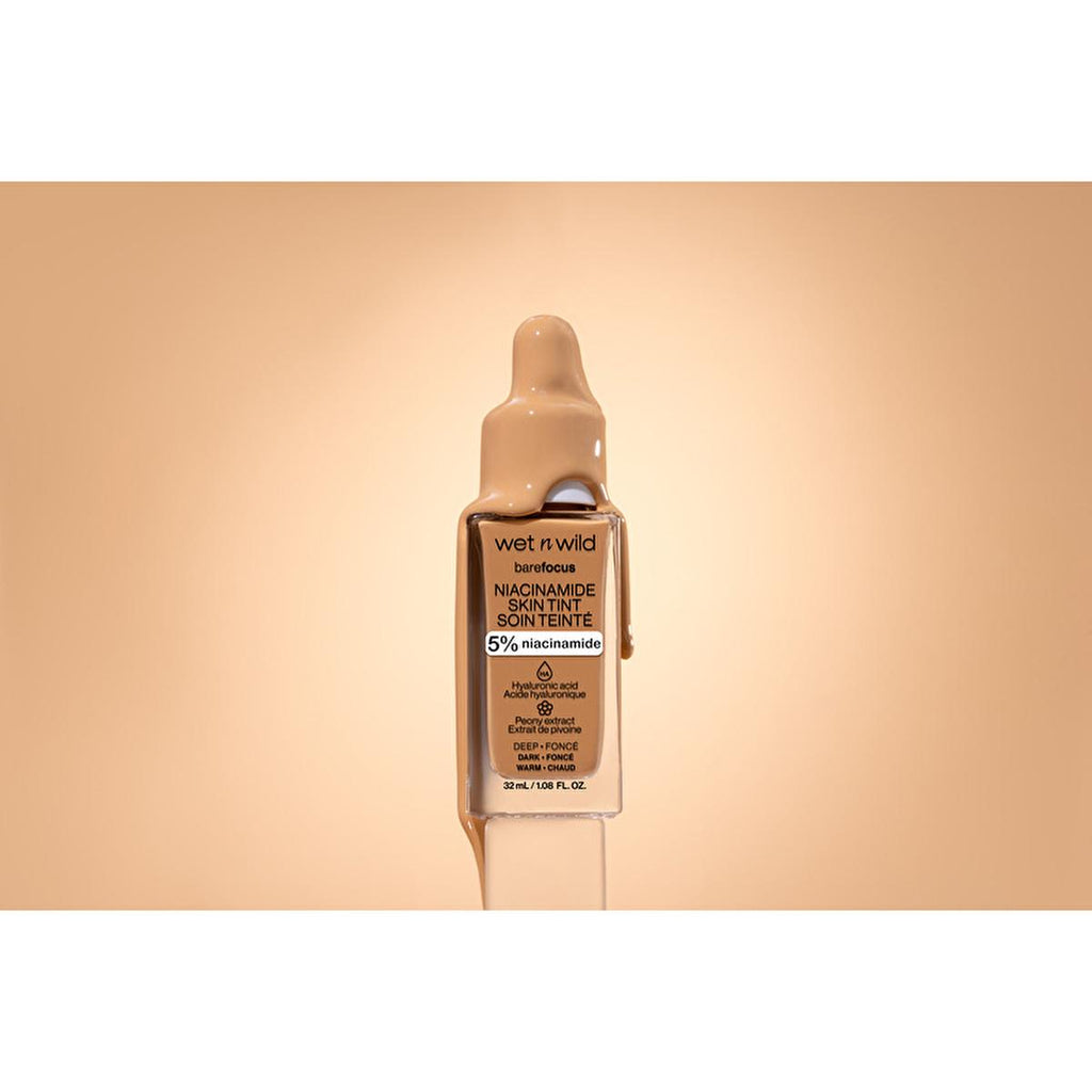 Wet n Wild Niacinamide Skin Tint Foundation: Fair Beige, Lightweight Coverage, Improves Skin Texture, Natural Satin Finish