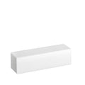 Claris Nail File Block Shape White C-47014 - Efficient Nail Shaping & Smoothing Tool for Manicure