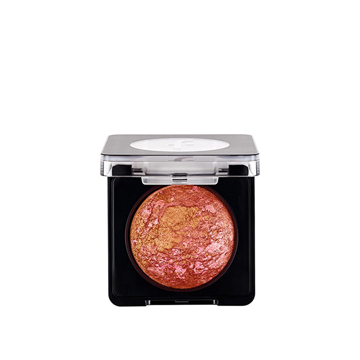 Flormar Baked Blush-On 044 Pink Bronze: High Pigment, Natural Shimmer & Vitamin E for Radiant, Healthy Glow