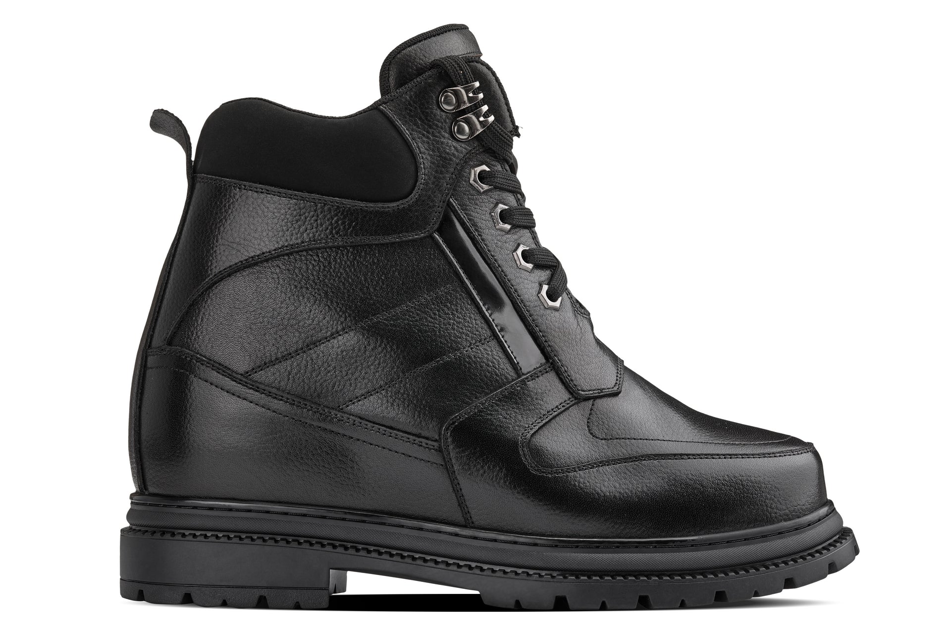 CALDEN Black 5.2" Taller Men's Elevator Boots K881805