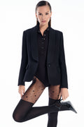 Fantasy Tights Conte Karmen - Imitation of Knee-Highs and a Hearts Pattern