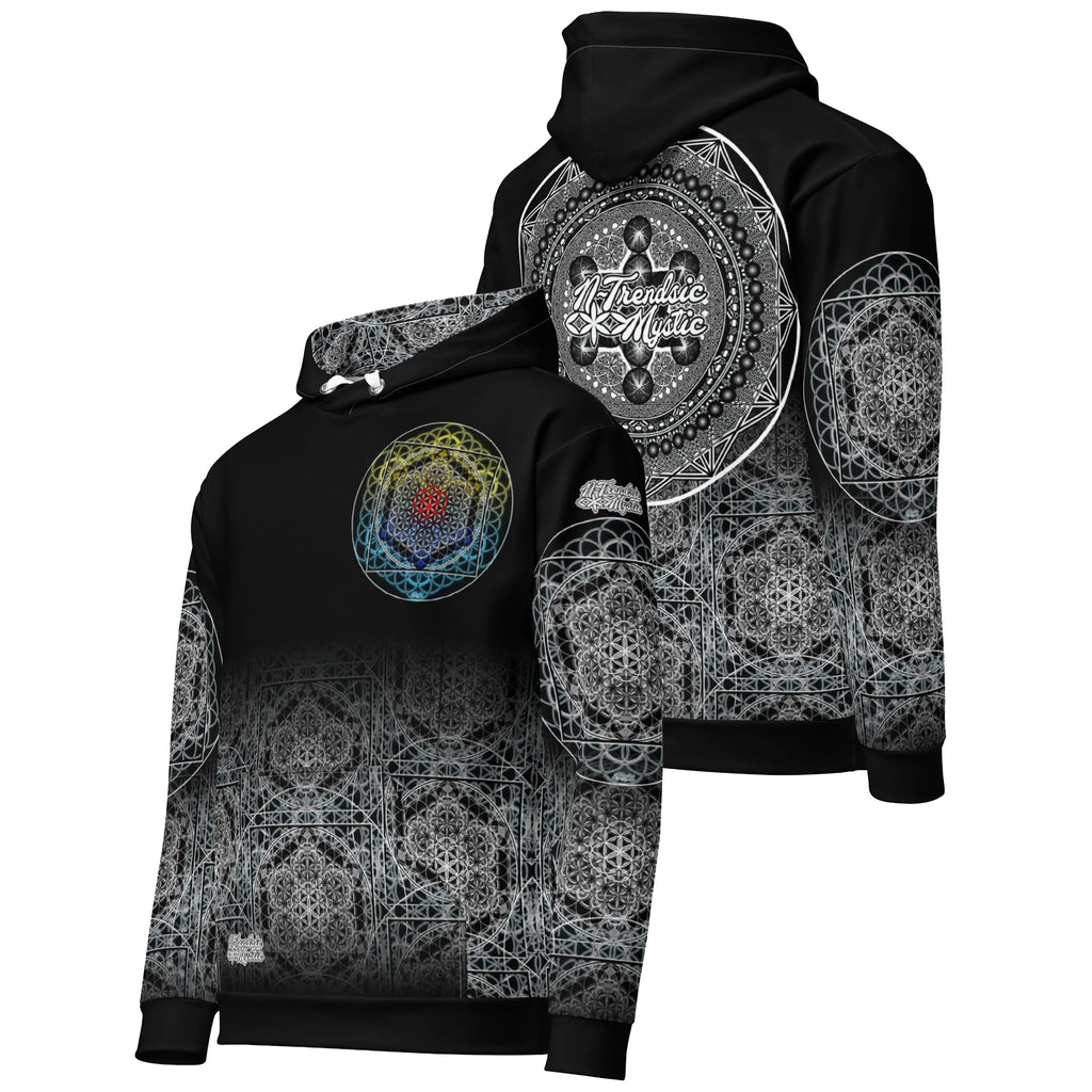 Keystone Matrix | Unisex Cotton AOP Hoodie | NTrendSic Mystic