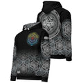 Keystone Matrix | Unisex Cotton AOP Hoodie | NTrendSic Mystic