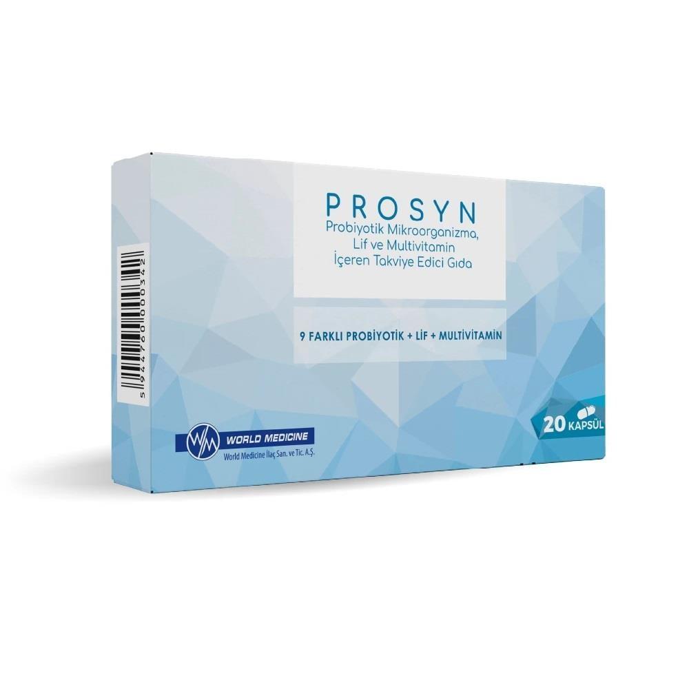 Prosyn Probiotic Supplement with 9 Strains & Multivitamin - Supports Digestive Health & Immune System