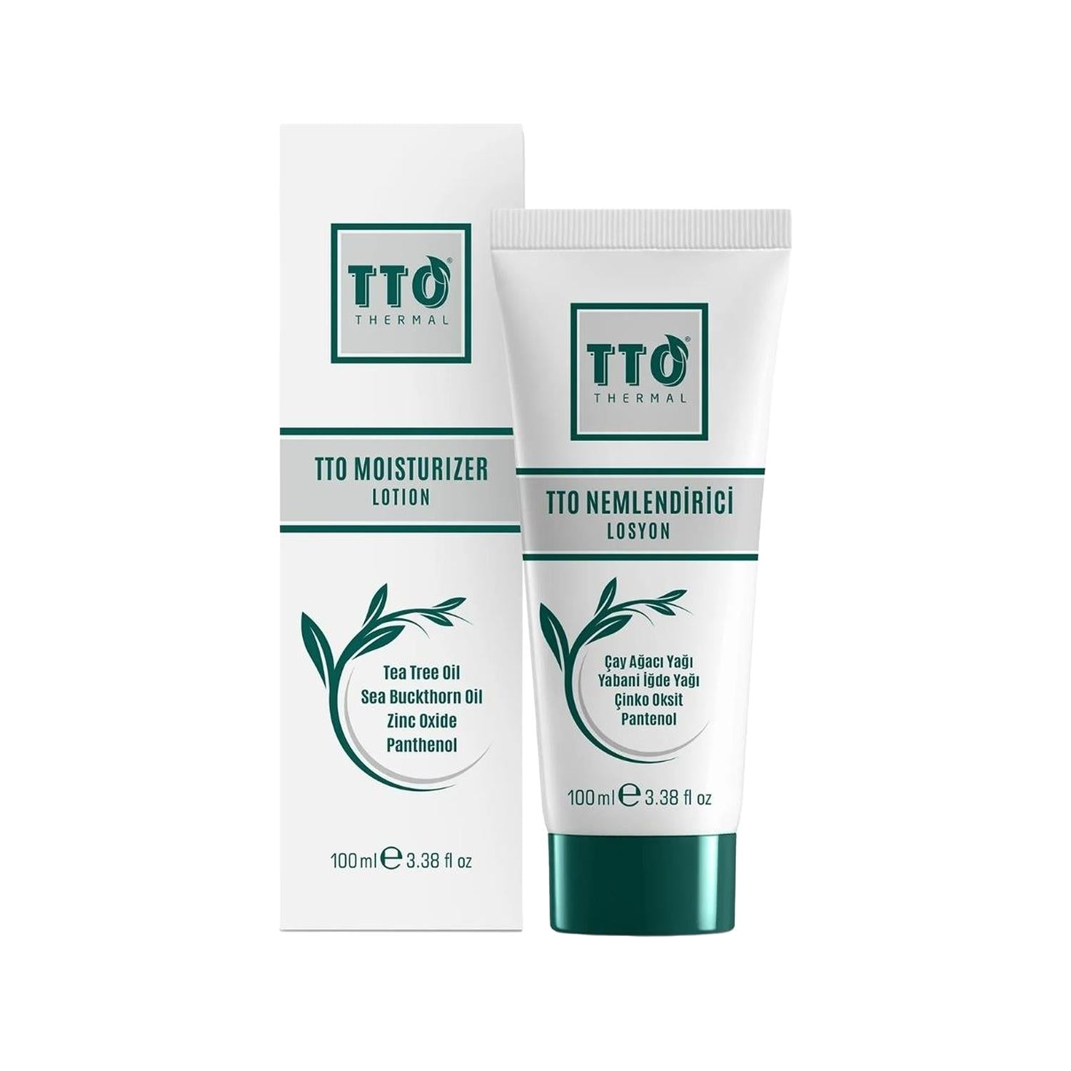 TTO Thermal Moisturizing Lotion - 100ml Hydrating Skincare for Dry & Sensitive Skin