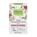 Alterra Natural Rose Soap: 100% Natural, Vegan, Gentle Cleansing for Sensitive Skin with Rose Flower Essence