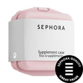 Sephora Mini Supplement Case - Travel-Friendly Eco-Friendly Supplement Storage with 3 Compartments