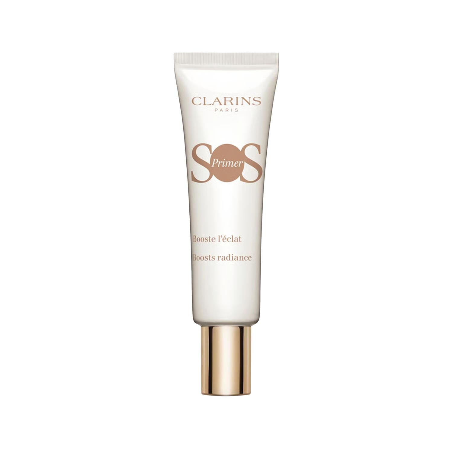 Clarins SOS Primer White Ret Makyaj Bazõ 30ml: Smooth Skin, Brighten, & Long-Lasting Makeup - Face Primer & Makeup Base