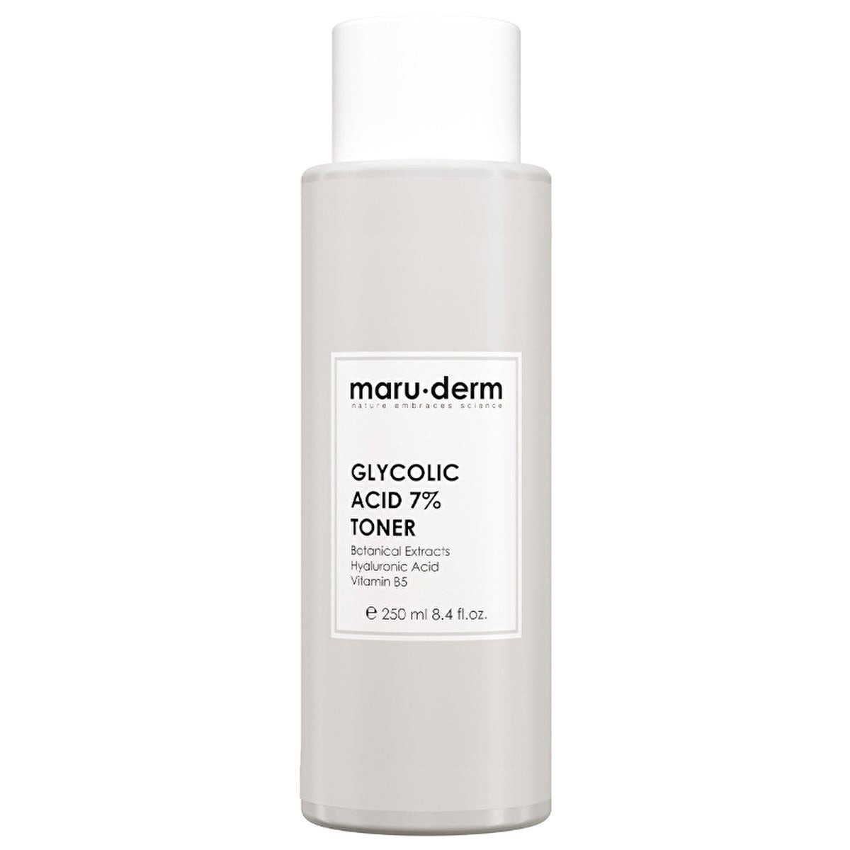 Maruderm 7% Glycolic Acid Toner: Exfoliating, Pore Minimizing, Anti-Aging Skincare - Renew Skin Tone & Texture, Paraben & SLS Free