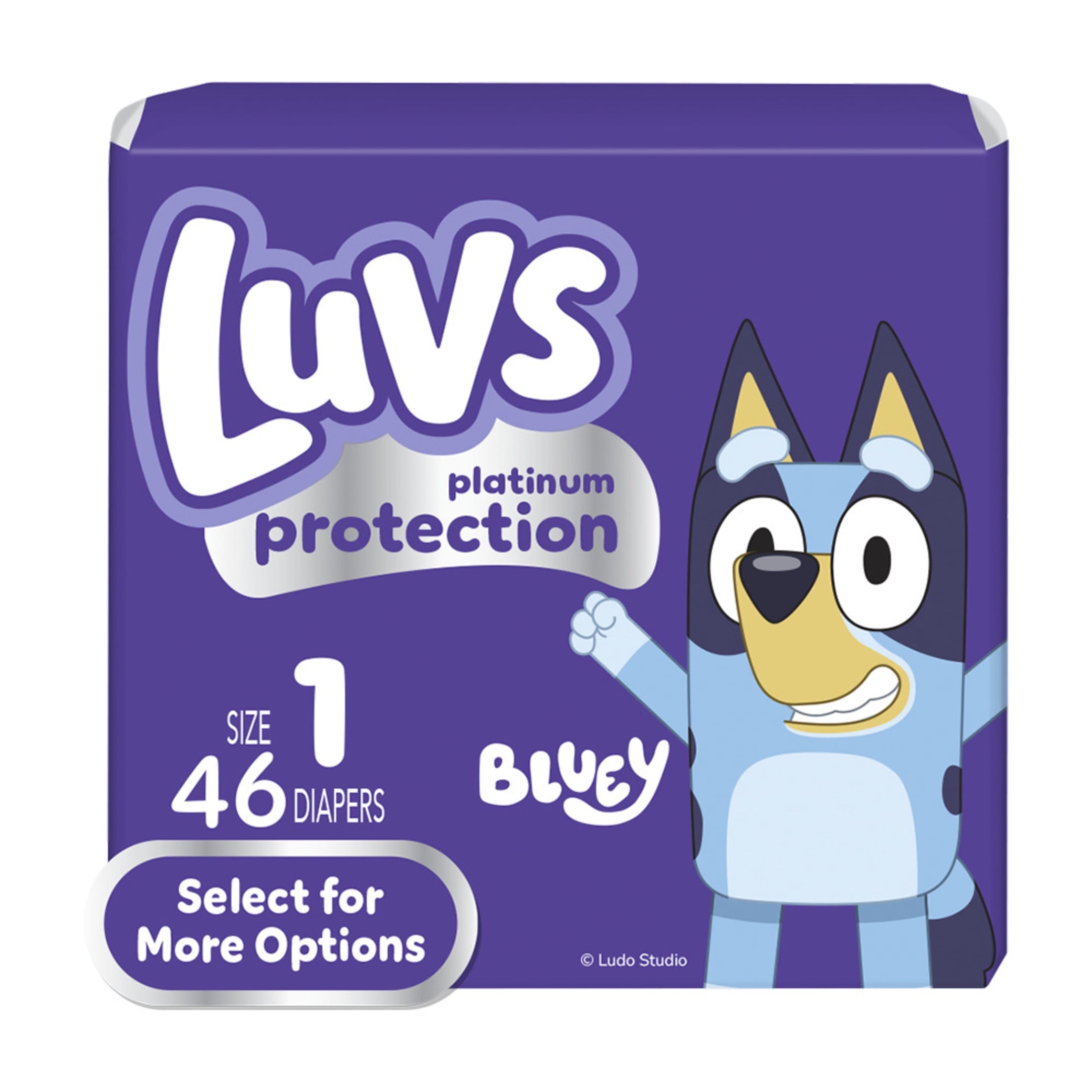 Luvs Platinum Protection Baby Diapers Size 1, 46 Count