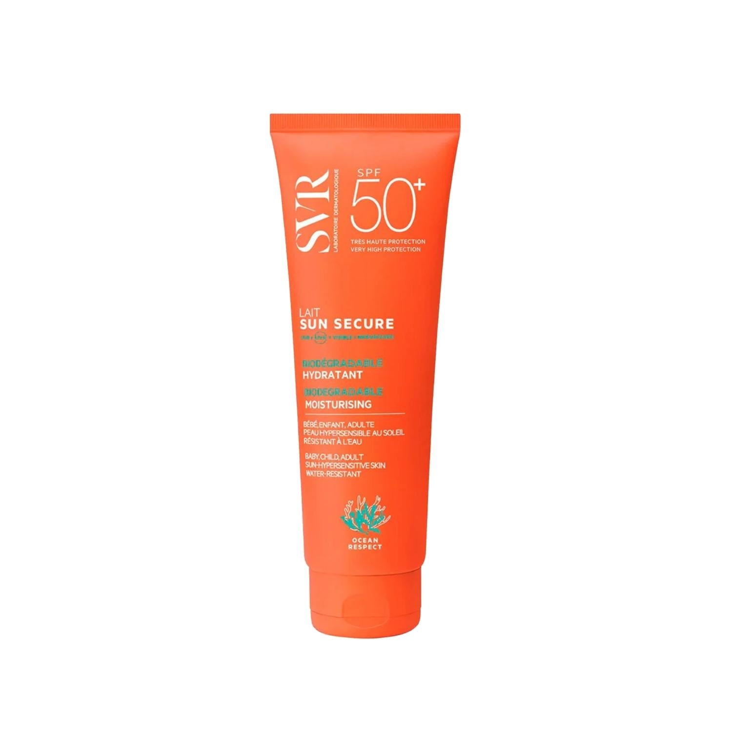 SVR Sun Secure Lait Spf50+ Sunscreen Lotion - Moisturizing, High SPF50+ Protection, 250ml