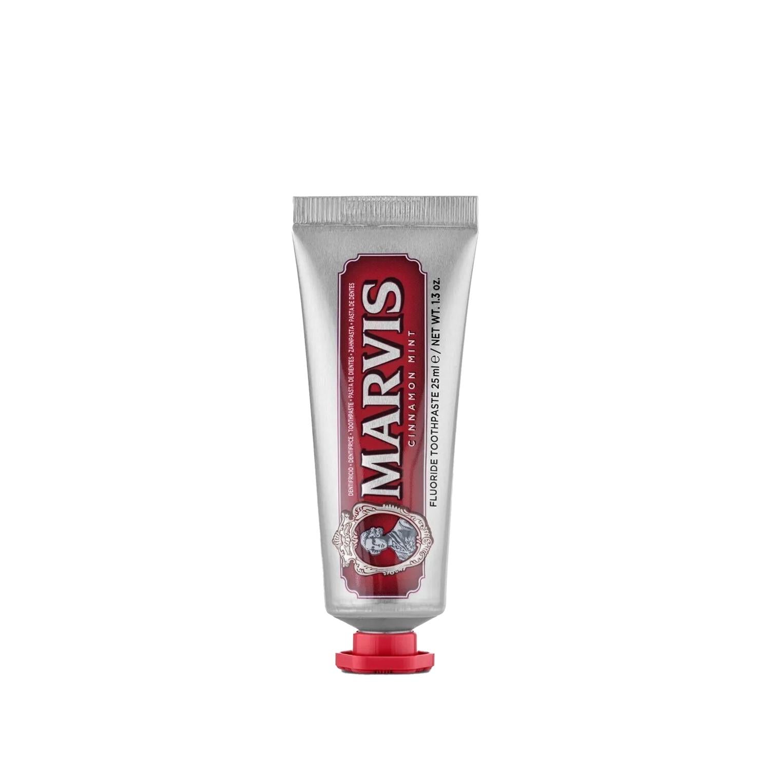 Marvis Cinnamon Mint Toothpaste - 25ml Travel Size for Fresh Breath & Oral Care