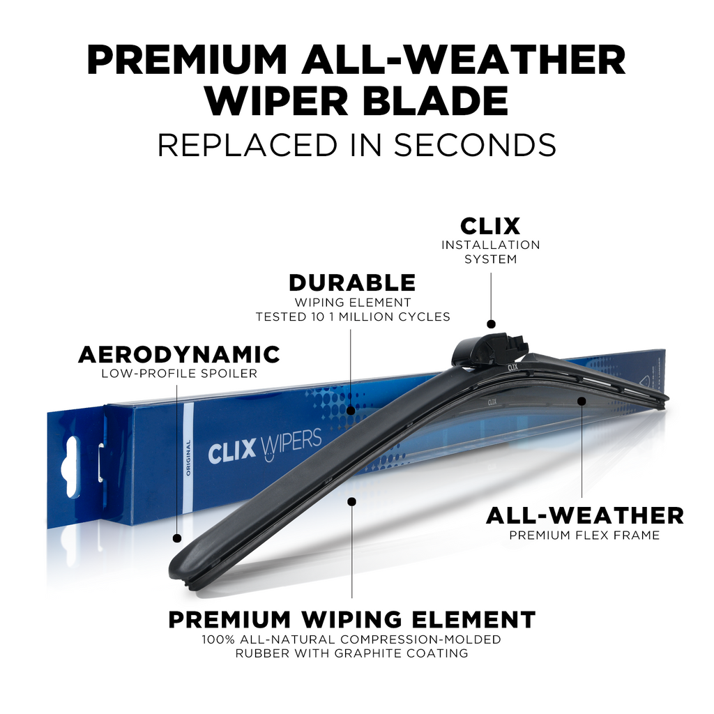 2001 Acura CL Windshield Wiper Blades - 24" Driver Side 18" Passenger Side