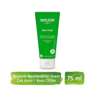 Weleda Skin Food: Intense Hydration & Nourishment for Dry, Damaged Skin | Natural Moisturizing Cream for Face, Hands, Elbows & Cracked Heels (2.54 fl oz)
