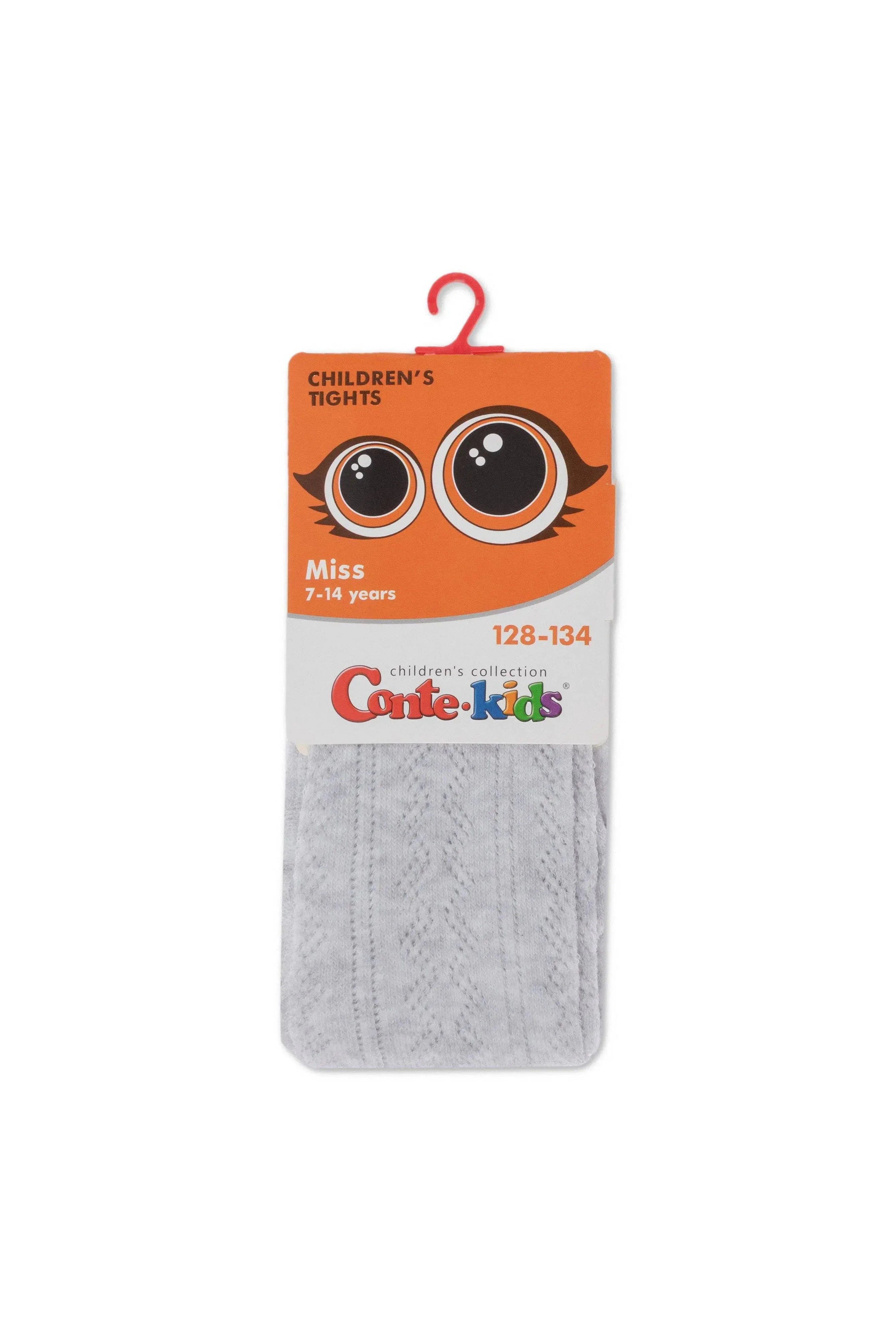 Conte-Kids Cotton Tights Miss 617 - Lace Pattern