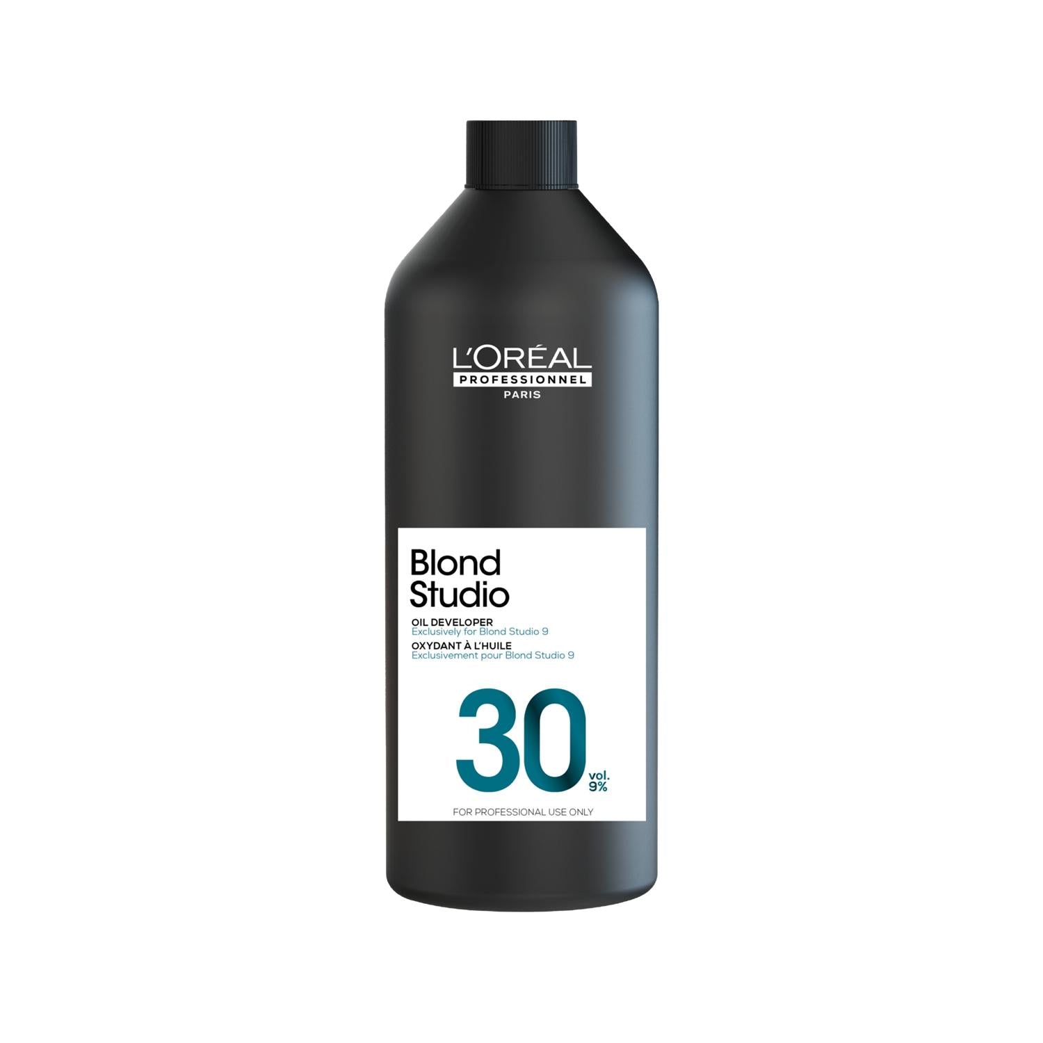 L'Oreal Professionnel Paris Blond Studio Oil Developer 30 Volume - 1000ml Professional Hair Color Developer for Salon Use