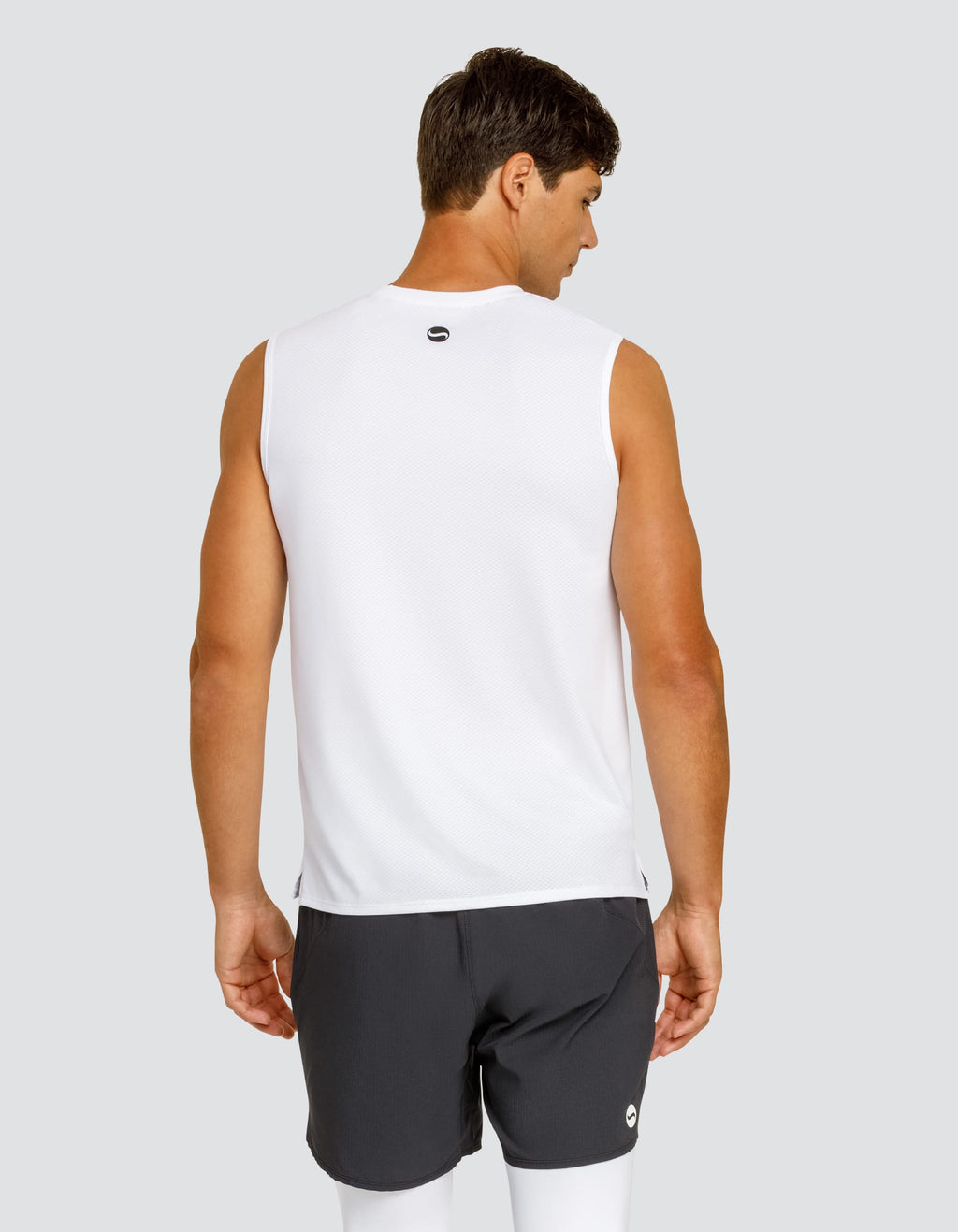 Josh Muscle Tank - Chalk White
