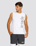 Josh Muscle Tank - Chalk White