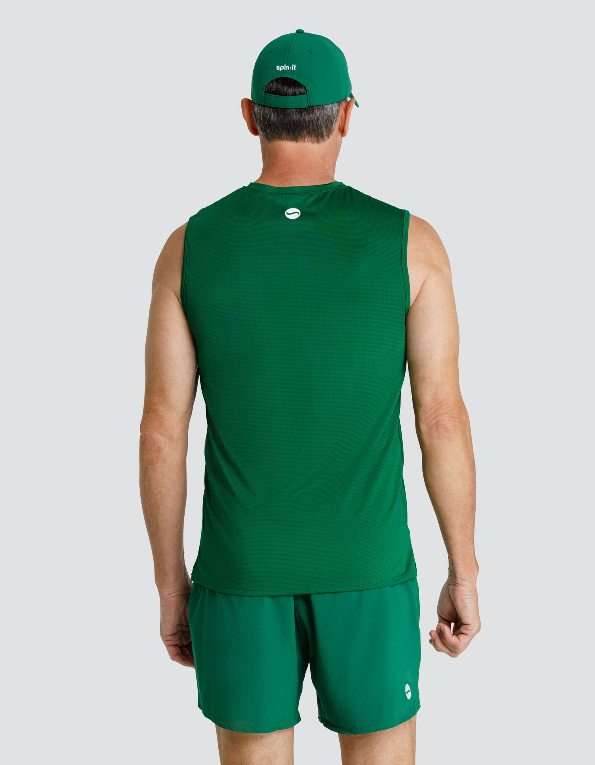 Josh Muscle Tank - Fern Green