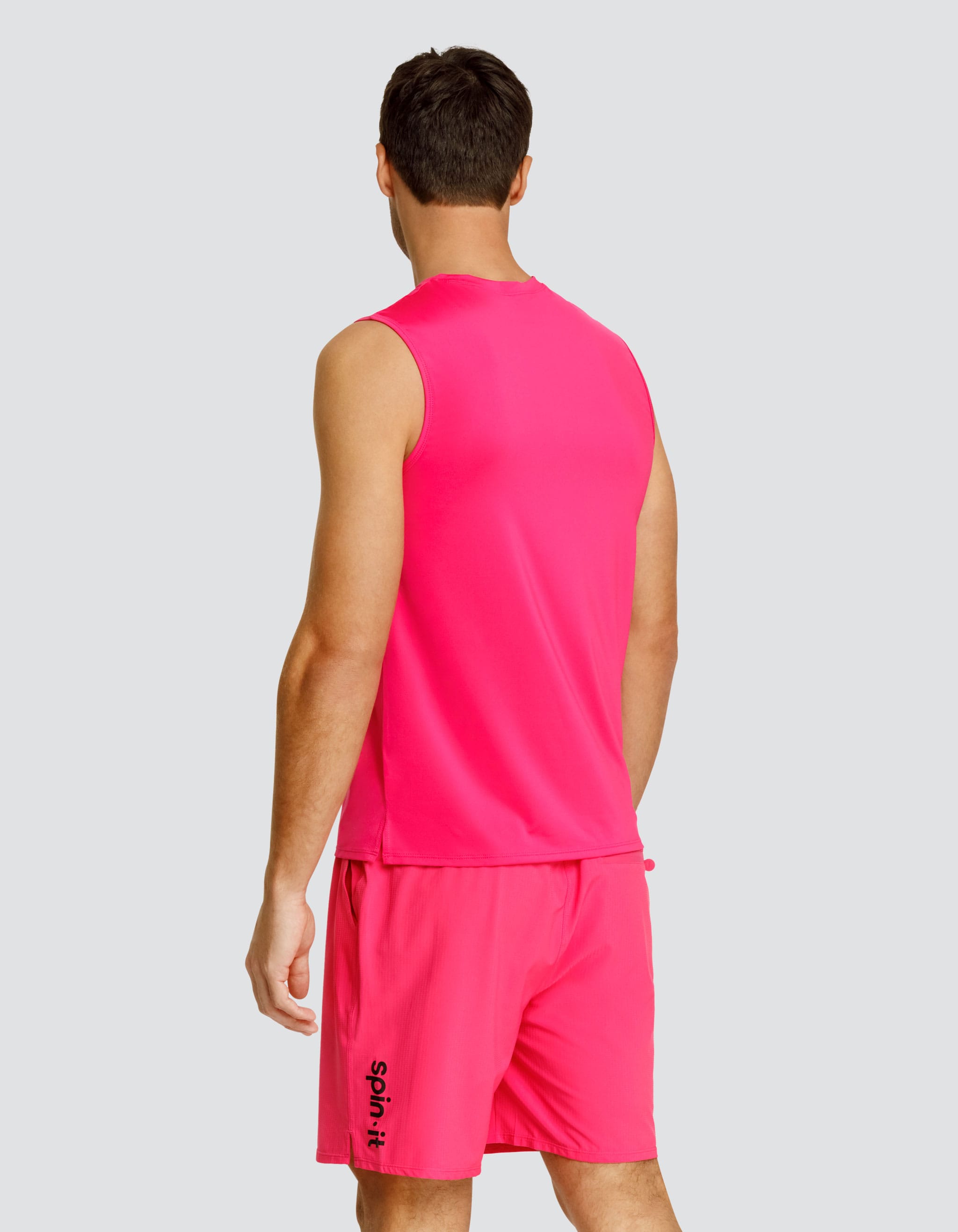 Josh Muscle Tank - Vivid Pink