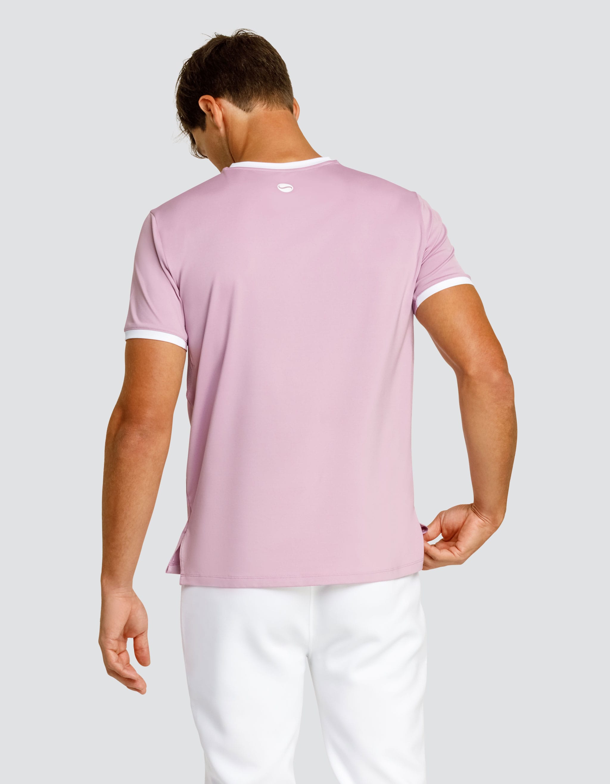 Ronaldo Short Sleeve Top - Lavender Mist