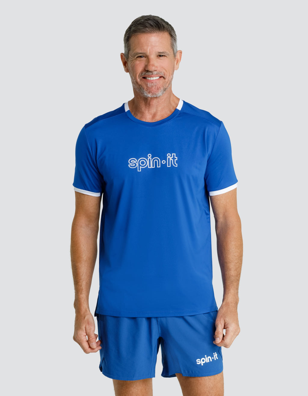 Ronaldo Short Sleeve Top - Monaco Blue