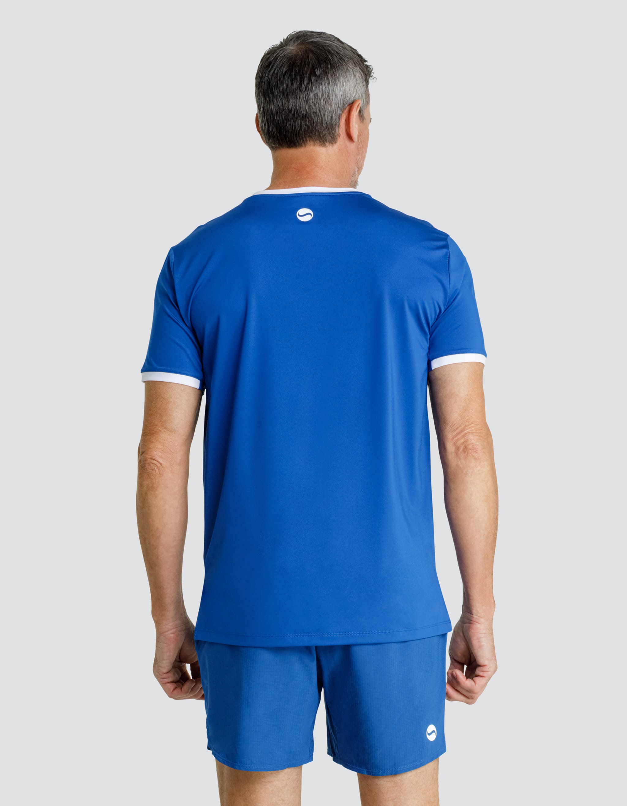 Ronaldo Short Sleeve Top - Monaco Blue