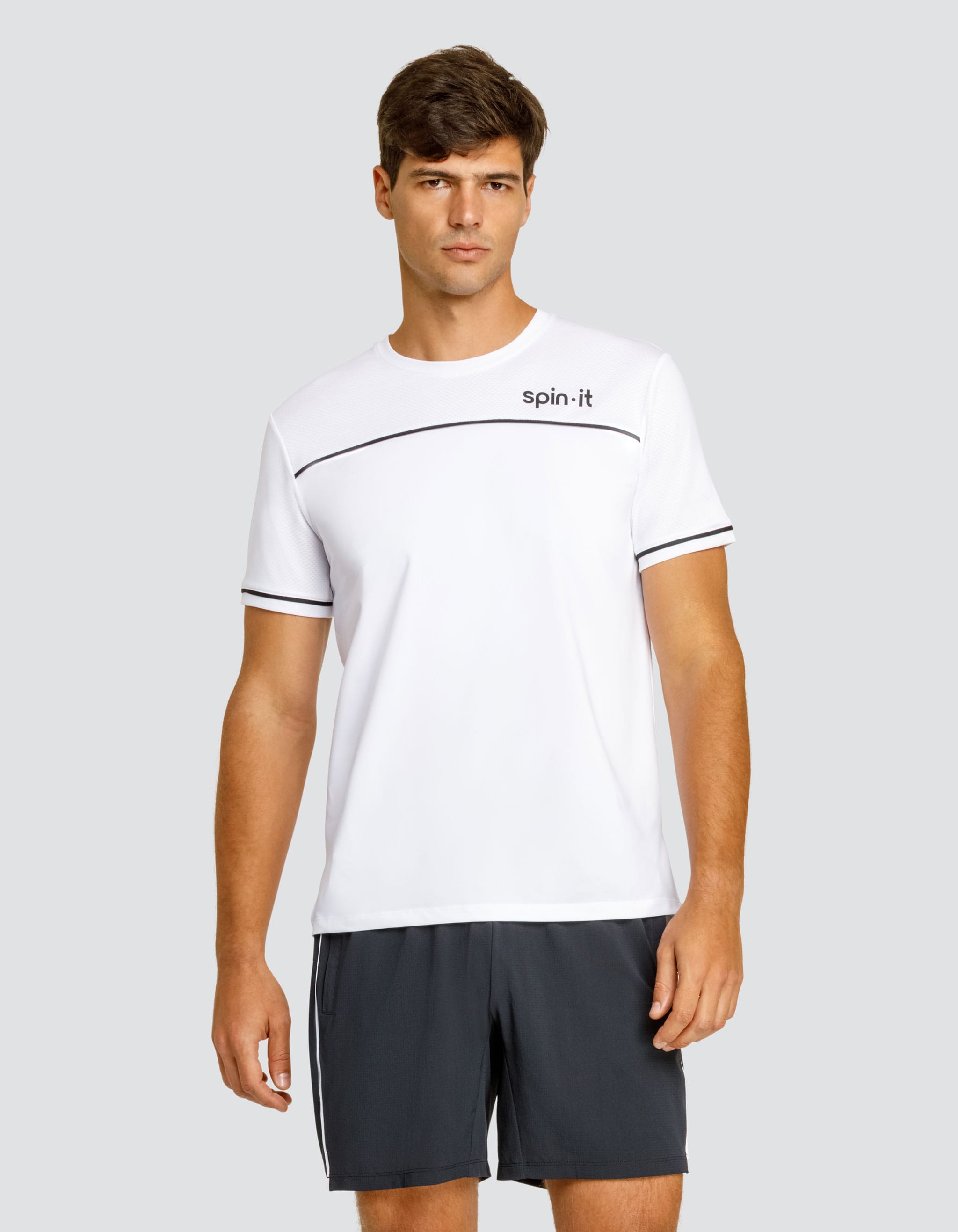 Lionel Short Sleeve Top - Chalk White