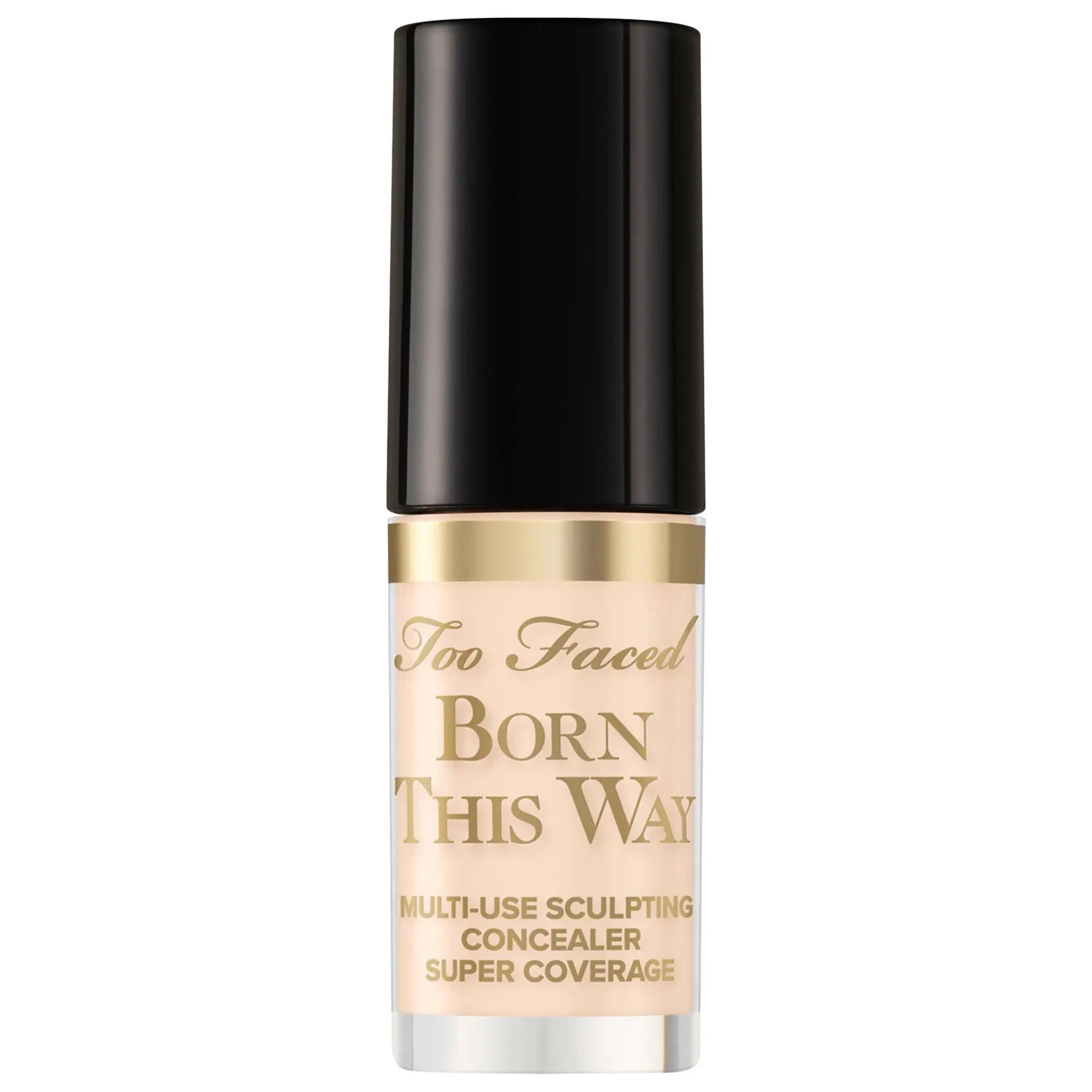 Too Faced Born This Way Concealer: Full Coverage, Hydrating Hyaluronic Acid Formula for a Natural, Flawless Finish - Vegan & Cruelty-Free.