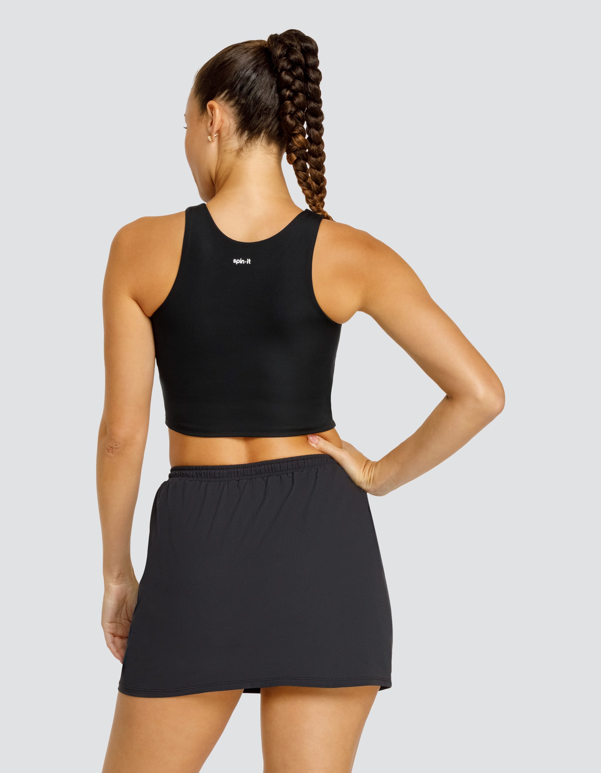 Claud Longline Sports Bra - Onyx Black