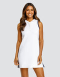 Tiff 35" Dress - Chalk White