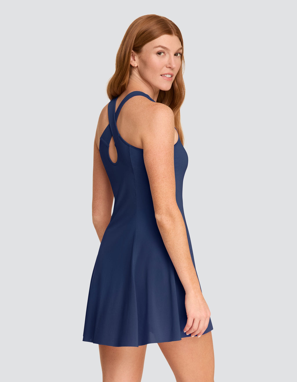 Meghan 32" Dress - Navy Blue