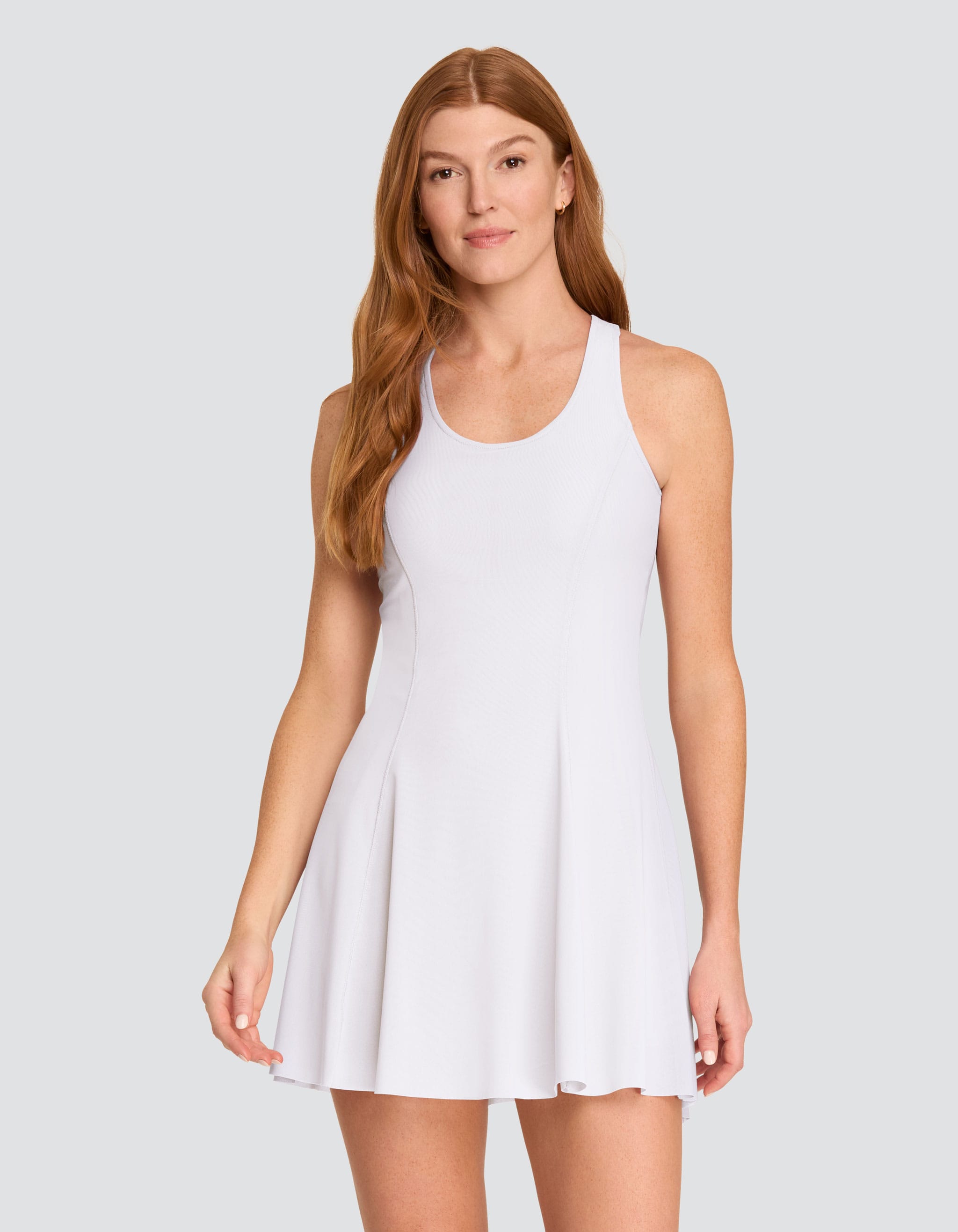 Meghan 32" Dress - Chalk White