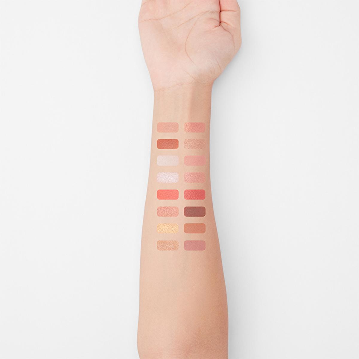 LYKD 300 Peachy Vibes Eyeshadow Palette: 16 Matte & Shimmer Colors, High Pigment, Blendable Makeup Palette for Stunning Eye Looks