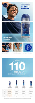 Nivea Men Fresh Active Deodorant Roll-On for Men - Long Lasting Freshness & Hygiene 50ml
