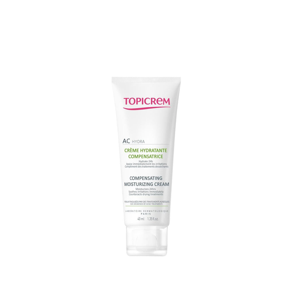 Topicrem AC Compensating Moisturizing Cream 40ml - Gentle Hydration for Acne-Prone Skin