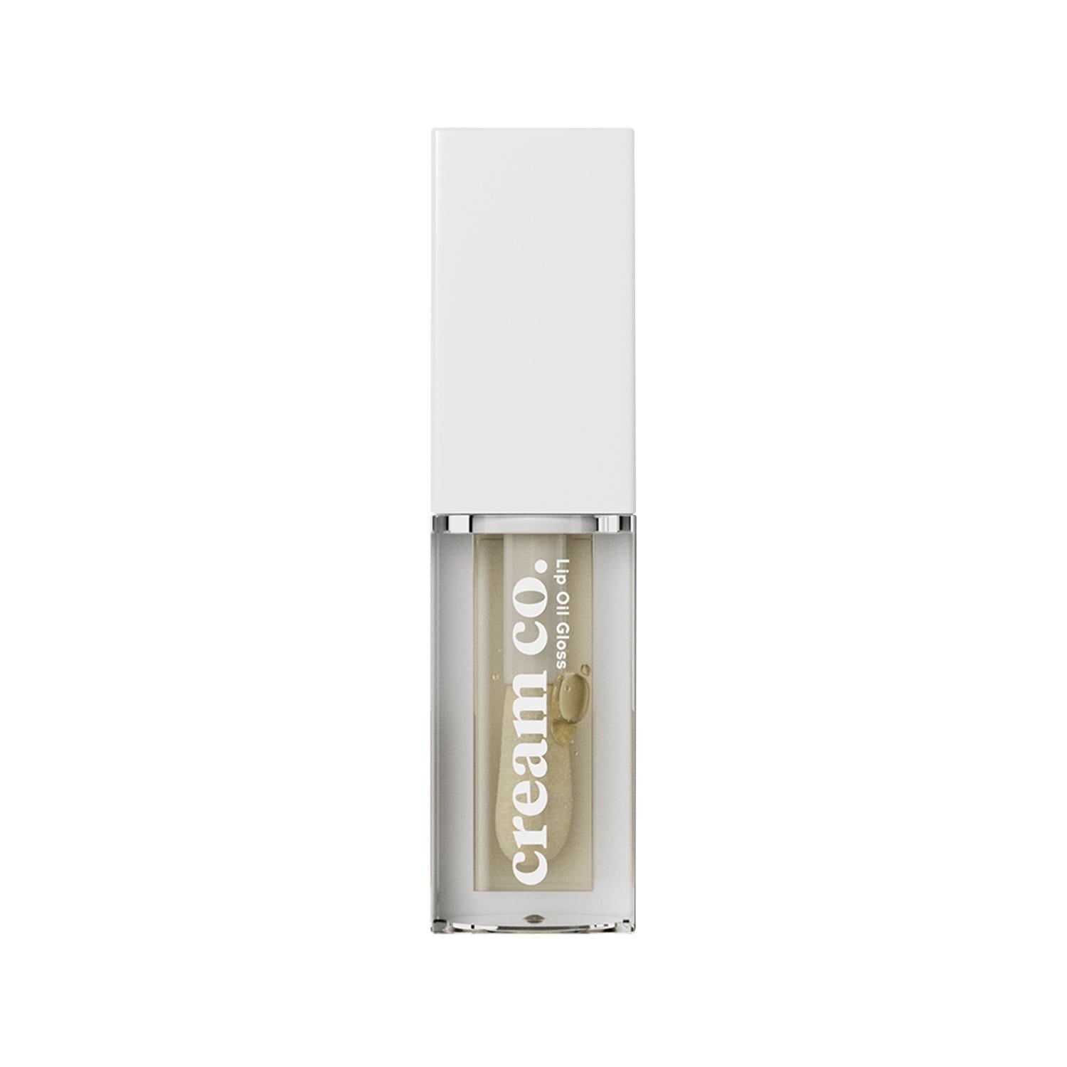 Cream Co. Lip Oil Gloss - Vanilla Flavor, Moisturizing & Shine for Dry Lips, 5ml