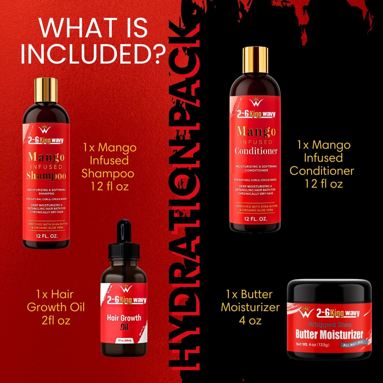 Hydration Bundle for Dry Hair & 360 Waves (Hydration Pack)