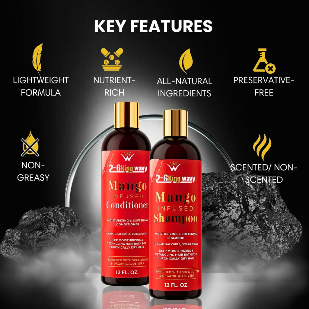 Mango Shampoo & Conditioner Duo for Dry Hair