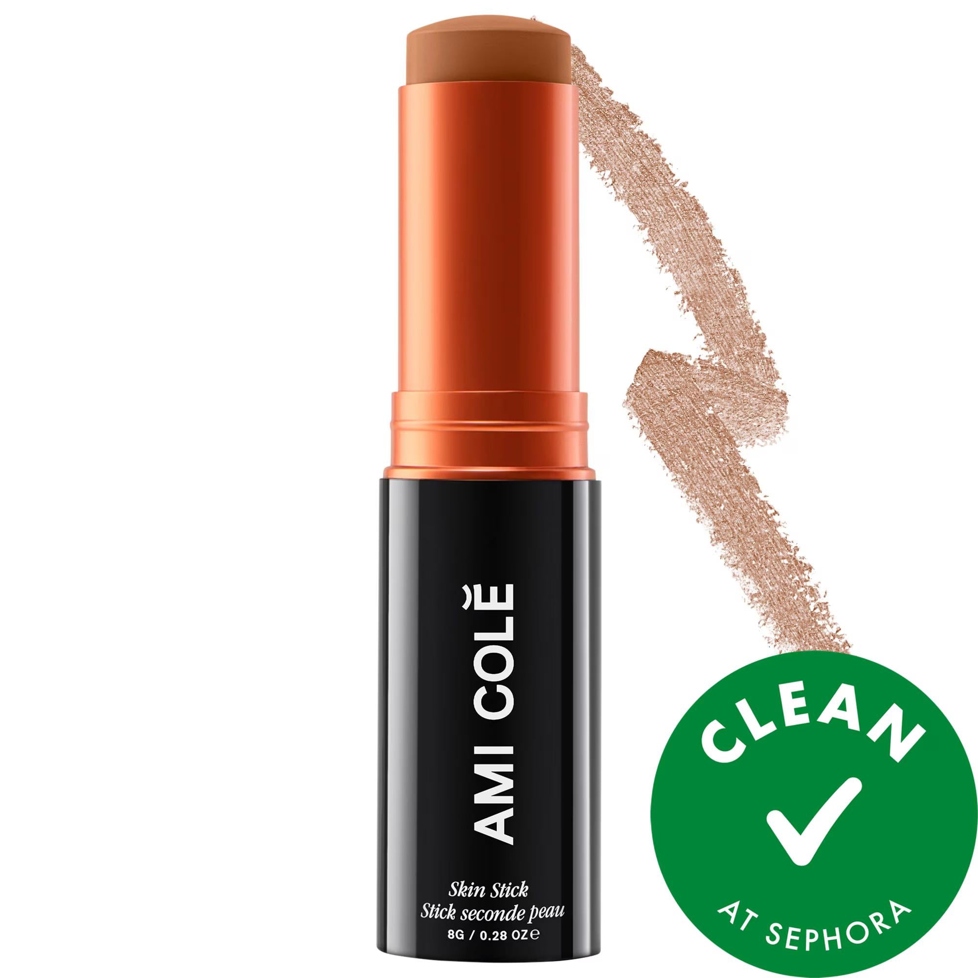 Skin-Enhancing Foundation Stick: Medium Coverage, Natural Finish, Blurring, Hydrating with Baobab & Shea Butter - Clean Beauty