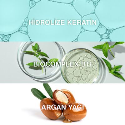 Bioxcin Keratin Argan Repair Shampoo - Nourishing and Repairing Damaged Hair with Keratin, Argan Oil, and Vitamins