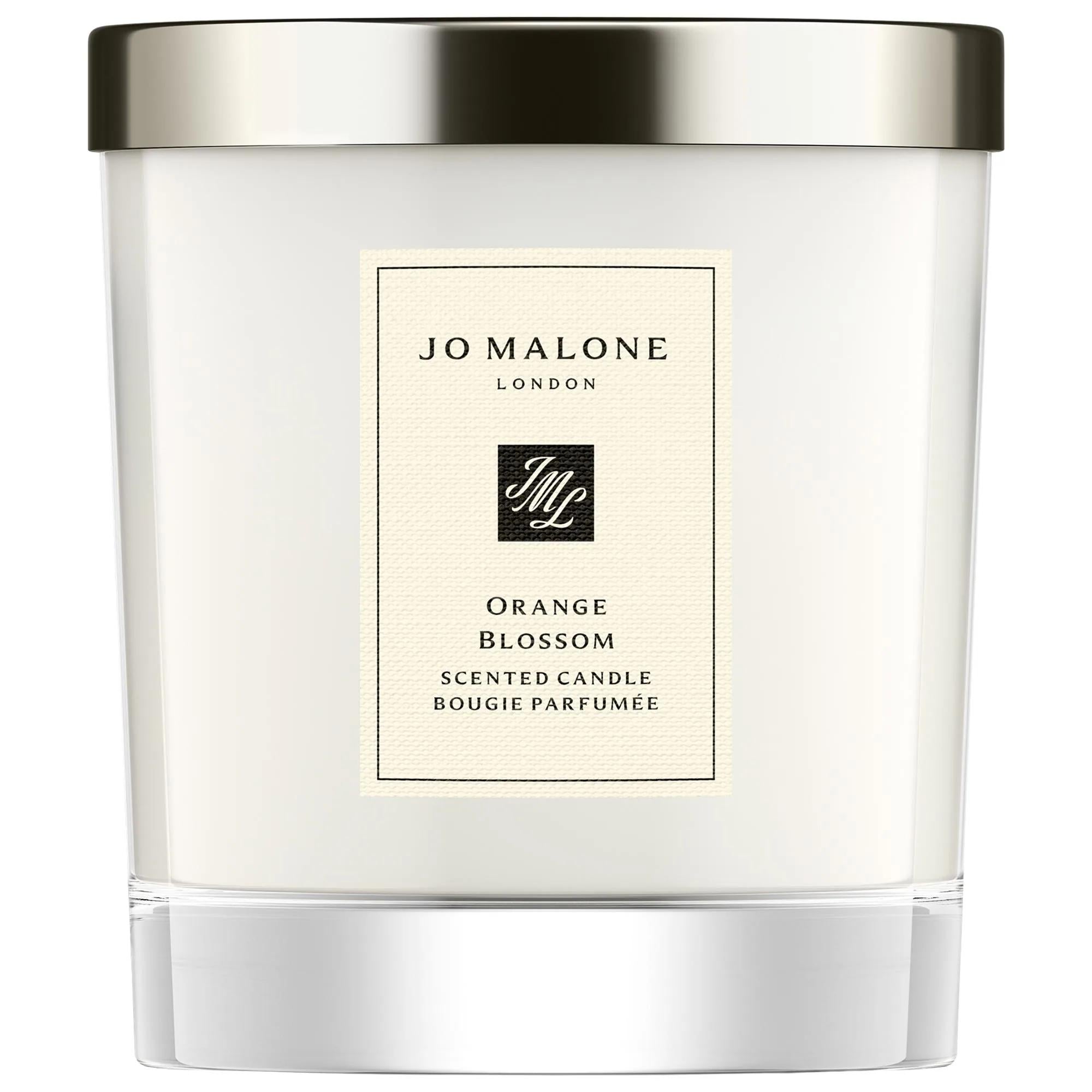 Jo Malone London Orange Blossom Scented Candle - Luxurious Fresh Floral Fragrance, Long-Lasting Aroma
