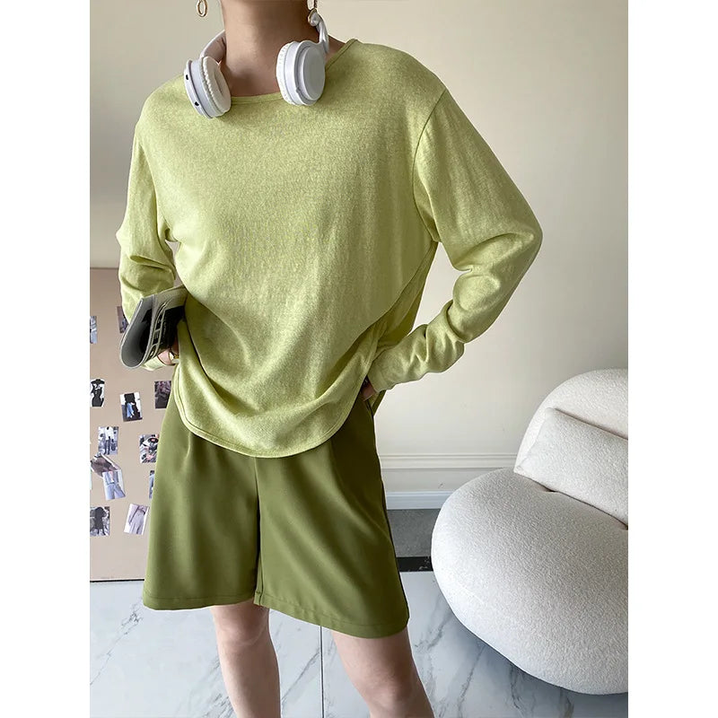 CJFHJE Thin Soft Snow Cotton Women Sunscreen Shirt Fashion Long-sleeved T-shirt Women's Summer Versatile Thin Section T-Shirts